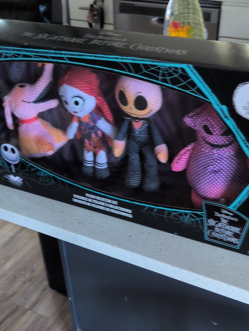 THE NIGHTMARE BEFORE CHRISTMAS Plush Doll Set -ALL 4 DOLLS Nice Christmas Gift